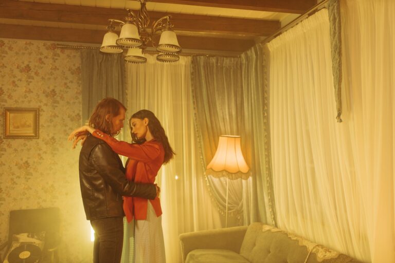 Couple Dancing in Living Room